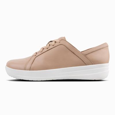 Fitflop Women's F-SPORTY II Leather Lace-Up Sneakers - Beige, HG9362418